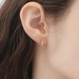 【無料ラッピング】  ヨンドシー 4℃ K10ピンクゴールド イヤリング キュービックジルコニア ブランド 正規品 新品 ギフト プレゼント 人気 おすすめ 誕生日 記念日 クリスマス 送料無料