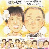 金婚式のプレゼントに、心に残る似顔絵はいかがでしょうか。修正無料で、納得しながら進められます。 ギフト 金婚式 似顔絵 名入れ 手描き プレゼント 贈り物 金婚式 銀婚式 結婚記念日 祖母 家族 おばあちゃん 夫婦 おじいちゃん 下書き確認 名入れ 修正無料 そっくり 喜ばれる 親孝行 一生もの 長寿 感謝 結婚記念日 50周年 親孝行 古希祝い バレンタインデー サプライズ キレイ カラフル