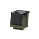 THOR スタッキングシェルフコンテナ 20L セット ソー 前開き 収納ボックス 米国TRUST社 ソー 収納棚 スタッキング 積み重ね 耐荷重120kg 全5色 衣類収納 キャンプ アウトドア 車載 ガレージ クローゼット 防災 インダストリアル