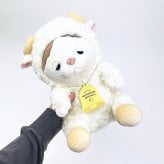 プレミアムねむねむアニマルズ ゆず フード座り抱きまくら(M) 抱き枕 寝具 ぬいぐるみ りぶはあと 送料込み