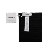コーチ COACH WOVEN PATCH KNIT SCARF マフラー co100427-001 ブラック BLACK
