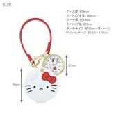 サンリオキャラクターズ　キーチェーンウォッチ　フェイスダイカットウォッチS SNR004 懐中時計 定形外 送料無料 時計 ハローキティ シナモロール クロミ キティ シナモン マイメロディ ポムポムプリン ポチャッコ ハンギョドン キーチェーン