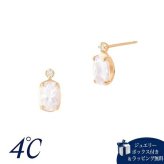 【無料ラッピング】  ヨンドシー 4℃ K18ピンクゴールド ピアス モルガナイト ダイヤモンド ブランド 正規品 新品 ギフト プレゼント 人気 おすすめ 誕生日 記念日 クリスマス 送料無料