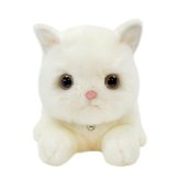 吉徳 ぬいぐるみ コネコ ホワイト 180846 こねこ 子猫 ネコ 猫 リアル 抱き枕 インテリア 雑貨 ギフト プレゼント おもちゃ 人形
