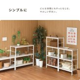 Noko 3段ラック 幅90 NKRC0351 オープンラック 本棚 ラック シンプルスタイル ポップ 角型 木製 オープンシェルフ 収納棚 A4対応 リビング おしゃれ 北欧幅91cm 奥行36cm 高さ88cm 新生活