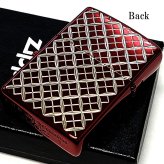 ZIPPO ライター ヘリテージ レッド 七宝 両面加工 彫刻 ジッポ ロゴ Heritage Red 1932 赤 おしゃれ メンズ レディース ギフト プレゼント