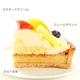 クリスマス 2026 予約 Xmas 人気 かわいい クリスマスケーキ フルーツタルト 5号 4～6名様用 冷凍