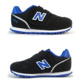 ニューバランス new balance 373 スニーカー 子供靴 ベビー シューズ 運動靴 靴 出産祝い 男の子 NB I373 9Y3 W ブラック/ブルー 運動会 通園 遠足