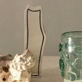 ferm LIVING ファームリビング 二次元アートの不思議な花瓶 ペーストベース  Slim 北欧花瓶 おしゃれ フラワーベース 雑貨 インテリア 陶器 プレゼント ギフト おすすめ 北欧雑貨 北欧インテリア インテリア雑貨
