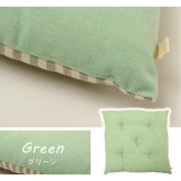 チェア 椅子 クッション シート 日本製 オーガニックコットン 綿100% 無地 洗える 約40×40cm