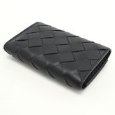 ボッテガ・ヴェネタ 6連キーケース コンパクト メンズ ブランド BOTTEGA VENETA   レザー 630336 ネイビー