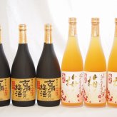梅酒6本セット(古酒仕込み梅酒 高千穂産梅使用熟成梅酒) 720ml×6本