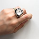マイケルコース 指輪 レディース リングウォッチ シルバー 時計 ウォッチリング アクセサリー リング 指輪時計 蛇腹 伸縮 おしゃれ MICHAEL KORS RYLEE 女性 誕生日 プレゼント ギフト 成人 卒業 入学