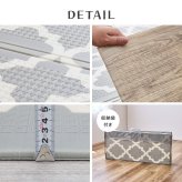 折りたたみ クッションプレイマット エクスシリーズ エクスロード エクスモロッコ 約178×196cm コンパクト収納 水拭きOK リバーシブル
