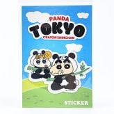 クレヨンしんちゃん パンダ ステッカー シール 文具 日本製