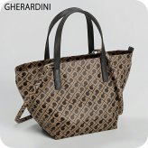 ゲラルディーニ トートバッグ レディース ブランド GHERARDINI Italy GHB0249 TOFFE ブラウン/ダークブラウン