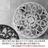 ガーデン エクステリア アイアン製プランタースタンド キャスター付 大小2個セット 「DECOR」(デコール) IF-N003637-2P 花台 鉢置き 鉢 プランター フラワースタンド スタンド ボード 鉄製 スチール おしゃれ