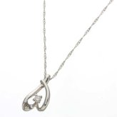ネックレス レディース プラチナ Pt900 ダイヤモンド 0.03ct 一粒 ペンダント ジュエリー アクセサリー シンプル 上品 華奢 記念日 誕生日 プレゼント ギフト