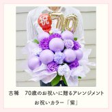 年齢バルーン入り フラワーアレンジメント バルーンフラワー フラワーギフト 生花 花 ギフト プレゼント バルーン Lサイズ 長寿のお祝い 還暦 古稀 喜寿 傘寿 米寿 卒寿 白寿 還暦祝い 古稀祝い 喜寿祝い 傘寿祝い 米寿祝い 卒寿祝い 還暦のお祝い 古稀のお祝い  古希のお祝い  喜寿のお祝い  傘寿のお祝い  米寿のお祝い  卒寿のお祝い 誕生日 父 母 祖父 祖母 センスがいい 