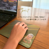 マウスパッド 滑り止め ギフト ゲーミング プレゼント 写真 名入れ 似顔絵 人気 おすすめ おしゃれ シンプル 誕生