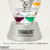 送料無料 スヌーピー ガラスフロート 温度計 アストロノーツ 151-333222 茶谷産業 ガリレオ温度計 室内 置物 オブジェ おしゃれ かわいい