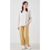 裏起毛パンツ レディース ズボン 通販 日本製 レディース冬パンツ ゆったりパンツ 総ゴムズボン イージーパンツ 体型カバー お尻が隠れる ウエストゴム 30代40代50代 60代70代シニア 暖かいボトムス あったか 楽ちんストレッチ ぽかぽか 防寒