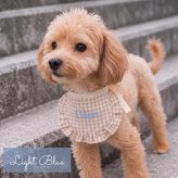 ペット用 スタイ ギンガムチェック 名入れ 名入れ無料 犬 猫 うさぎ よだれかけ 汚れ防止 ビブ 前掛け ドッグウェア インスタ映え 食事 散歩 アクセサリー おしゃれ おめかし バースデー 誕生日 おでかけ お祝い プレゼント ギフト 可愛い