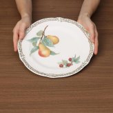 12月中旬入荷予定 予約受付中 24.5cm プレート 〈4911L/97816〉 オーチャードガーデン ノリタケ 正規品 化粧箱なし オープンストック 買い足し 追加購入 必要な分だけ 好きな枚数 組み合わせ自由  単品 単品販売 1枚から 1個から ばら売り 食器 大皿 r8d