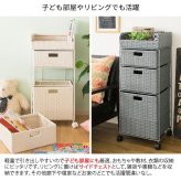 収納家具 ラック ランドリーチェスト ディアリオ ランドリーボックス 引き出し 人工ラタン ラタンチェスト 通気性 幅36cm キャスター付き 移動 軽量 ランドリー収納 スリム 3段 洗面所 脱衣室 アイボリー ブルー 脱衣所収納 洗濯カゴ 人気