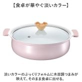 カクセー 鍋 コロント IH対応 軽量浅型卓上鍋 24cm 通販 卓上鍋 両手鍋 浅型鍋 IH対応鍋 coronto セラミックコーティング 軽量 軽い 24センチ 蓋付き おしゃれ かわいい 土鍋風 ガラス蓋 一人暮らし 鍋パーティー お鍋 調理器具