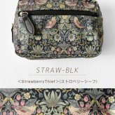 【CouPole クーポール】リバティプリント PVCコーティング スクエア ポーチ (CC68003)レディース LIBERTY ミナ ペルホネン 花柄 フラワー 防水 撥水 薄型 小物入れ コスメ 化粧 メイク サニタリー 収納 旅行 トラベル ギフト プレゼント