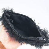 トムとジェリー ジェリー 刺繍ファーポーチ トムジェリ