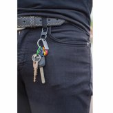 【直送】カラビナ カラビナカラビナ カラビナ5本セット [26-0594-076] IF042 アルミ製 鉄製 キーホルダー 鍵ホルダー カラフル 鮮やか アウトドア レジャー キャンプ 登山 部活 景品 粗品 ノベルティ ギフト プレゼント
