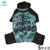ジウォーク GEWALK ストリート ドリズル サーマル オーバーオール 犬服 S ターコイズ