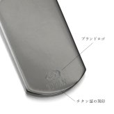 ハワイアンジュエリー ペア ペンダントトップ 金属アレルギー 対応 純チタン 刻印 無料 誕生石 ドッグタグ Sサイズ Lサイズ チェーン別売りステンレスより軽く肌に優しい カップル プレゼント ハロウィン 【品番：TIP408SLP】