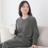 リカバリーウェア レディース トップス 通販 ベロアルームウェア リカバリーケア リカバリーウエア パジャマ ルームウェア ルームウエア 室内着 婦人服 おしゃれ かわいい 秋冬用 秋用 冬用 普段着 シンプル 無地