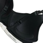 カルバンクライン Calvin Klein(CK) ブラ&ショーツ ブラレット ブラジャー ロゴ 2WAY ノンワイヤー ストラップ アンダーウェア 下着 QP3561O レディース ブラック