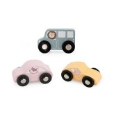 PolarB カーキャリア ポルカドット[おもちゃ 2歳 ミニカー 知育玩具 車 男の子 木のおもちゃ 誕生日プレゼント 女の子 乗り物 木製 プレゼント くるま 子供 知育 3歳 クリスマスプレゼント 木製玩具 ごっこ遊び ギフト]