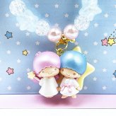 サンリオ キキララ フォンストラップ パープル キーホルダー スマホ用品 Sanrio