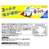 日東紅茶 塩とライチ 60本 588g スティック 粉末清涼飲料 沖縄産海塩水分 塩分補給 カフェインゼロ [2028.04迄]