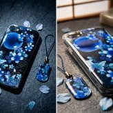 【全機種対応】スマホケース『伊』名入れ 送料無料 和柄 和風 桜 職人 伝統工芸 ハンドメイド ハードケース 手帳型 iPhone 17 Xperia AQUOS Android 各機種対応