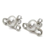 ヴィヴィアンウエストウッド Vivienne Westwood ピアス スタッドピアス 62010004-02P154 JORDAN EARRINGS アクセサリー レディース プラチナム 海外正規品