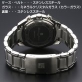 【送料無料】（お取り寄せ）腕時計 メンズ Salvatore Marra サルバトーレマーラ クロノグラフ 10気圧防水 カラーガラス メタルベルト アナログ SM18106-SSBLSV ブランド 人気 シンプル ウォッチ カジュアル フォーマル [SM18106-SSBLSV]