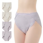 綿100%足口らくらく解放感ショーツ2色8枚組
