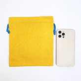 サンリオ あひるのペックル サガラ刺繍巾着 レトロ サンリオキャラクターズ5 Sanrio