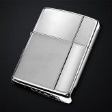 ZIPPO アーマー ジッポ ライター サテン＆ミラー スタンダード 彫刻 両面加工 シルバー かっこいい ギフト 重厚 動画あり シンプル おしゃれ 高級 メンズ プレゼント