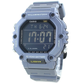 箱なし カシオ 腕時計 メンズ CASIO デジタル グレー ブラック 10年電池 100m防水 大きめ スポーツ アウトドア 海外モデル 逆輸入 ストップウォッチ タイマー アラーム LEDライト 誕生日 プレゼント ギフト 成人 卒業 入学