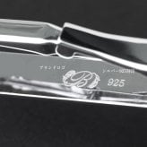 ネクタイピン ネクタイバー 誕生石入れ可 シルバー925 ロジウムコーティング ハワイアンジュエリー オリジナル ハワイアン彫り 結婚式 結婚 おしゃれ ビジネス シンプル BY THE SEA バイザシー 彼氏 夫 男性 メンズ 誕生日 ハロウィン 【品番：STB2101】