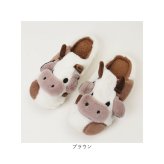 スリッパ アニマル 柄 通販 アニマルスリッパ レディース メンズ 室内用 あったかスリッパ ボアスリッパ かわいい動物 室内履き冬 もこもこスリッパ ルームシューズ おしゃれスリッパ ウシ柄スリッパ 防寒スリッパ 雑貨 男女兼用スリッパ 室内靴