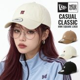 キャップ ニューエラ NEWERA レディース メンズ カジュアルクラシック Mini Square Logo ブランド ロゴ ワンポイント 刺繍 15136942 15136943 15136944 シンプル 帽子 イージースナップ ローキャップ 小さめ 大きめ サイズ調整可能 ブラック カーキ ホワイト 黒 日焼け対策